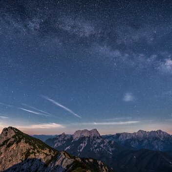 Sterne und die Milchstraße am dunkelsten Nachthimmel Österreichs | © Andreas Hollinger | Andreas Hollinger