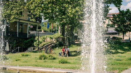 Water feature in Bad Gleichenberg park | © Thermen- & Vulkanland | Mias Phootoart