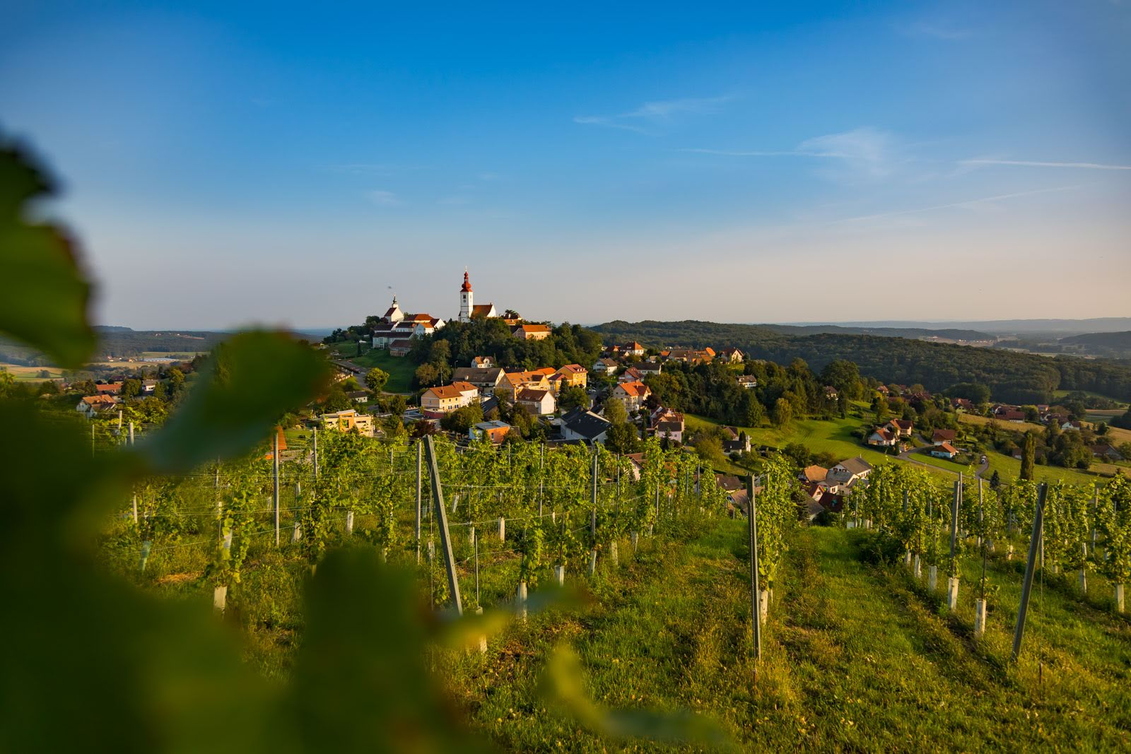 Blick auf den Himmelsberg in Straden