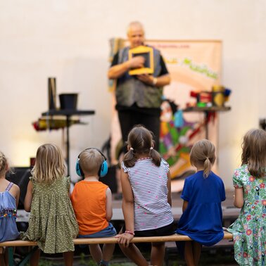 Eine Kindershow lies Kinderaugen leuchten