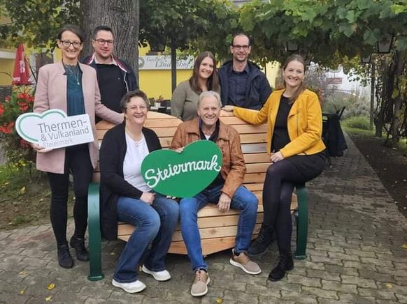 Gruppenfoto mit den Gewinnern auf der Steiermark-Bank