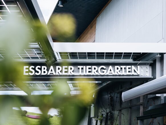 Der Essbare Tiergarten von draußen