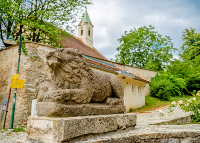 Lion statue in Hartberg | © TV Oststeiermark | Wolfgang Spekner