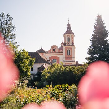 Schlosspark und Kirche in Pöllau in der Oststeiermark | © Oststeiermark Tourismus | studio draussen