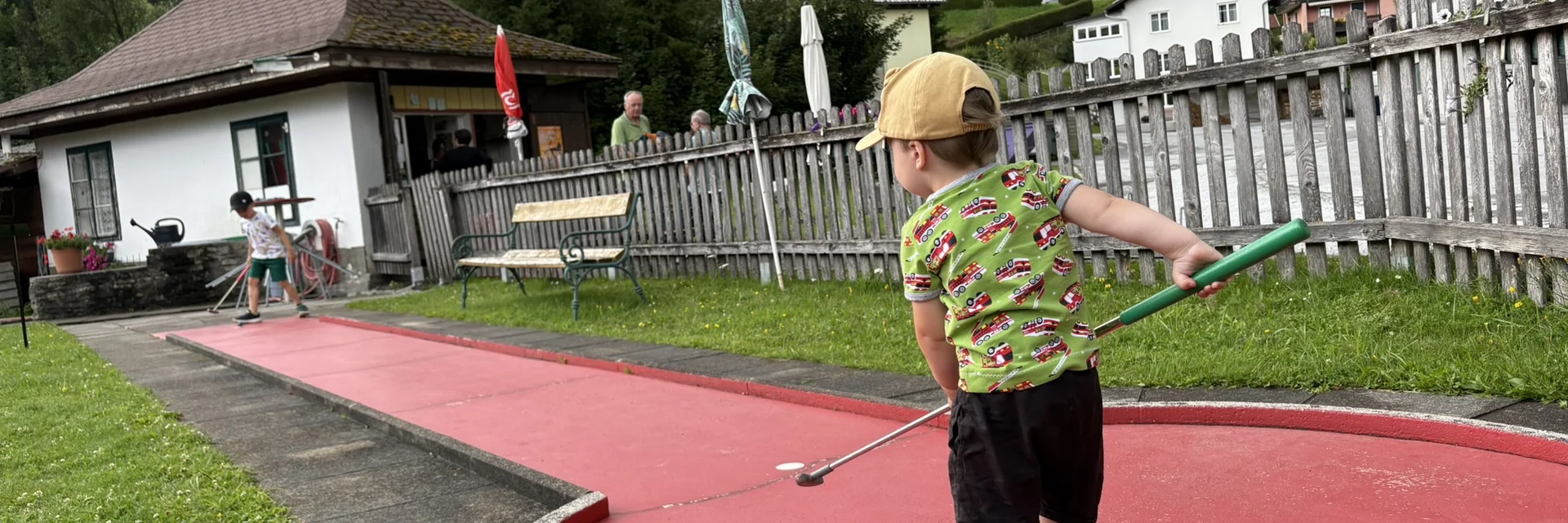 Minigolf in Ratten auch für die Kleinsten | © 
Oststeiermark Tourismus | Patricia Kamper