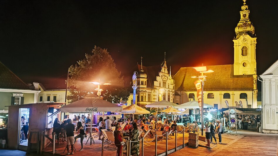 Hauptplatz in Hartberg in der Oststeiermark