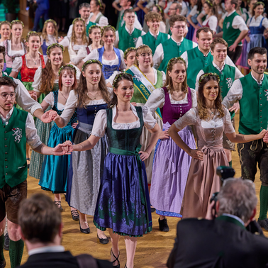 Einzug beim Steirerball