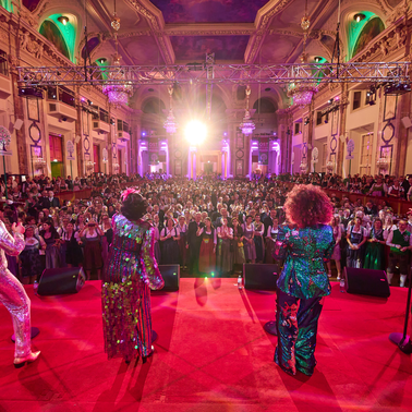 Auftritt von Boney M. beim Steirerball in Wien