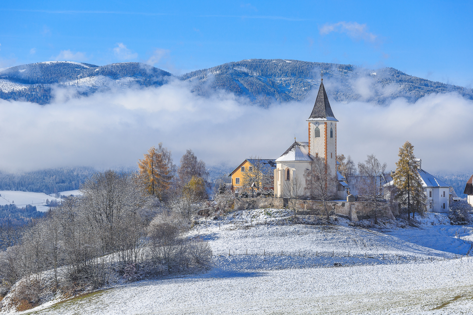 Kirche Mariahof im Winter | © TV Murau | BRANDLION