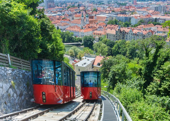 Schlossberg Funicular | © Graz Tourismus | Harry Schiffer