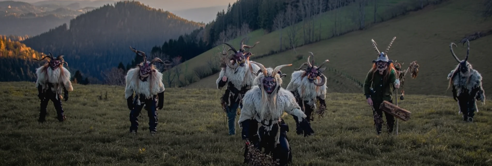 Krampus Parade in Alpine Landscape | © Übelbacher Gleinalmpass | Übelbacher Gleinalmpass