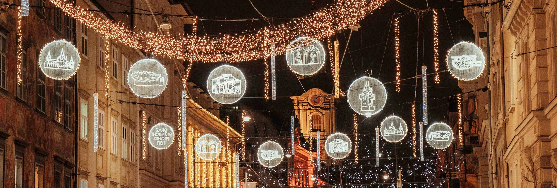 Lichtergrüße aus Graz – Herrengasse im Adventglanz | © Region Graz | studio draussen