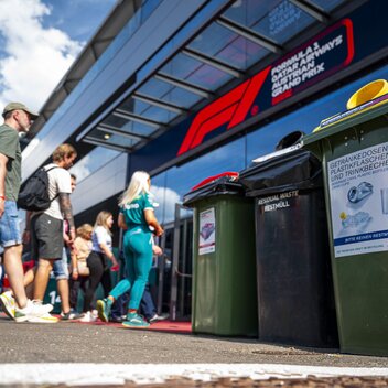 Red Bull Ring Sustainability - Waste Separation