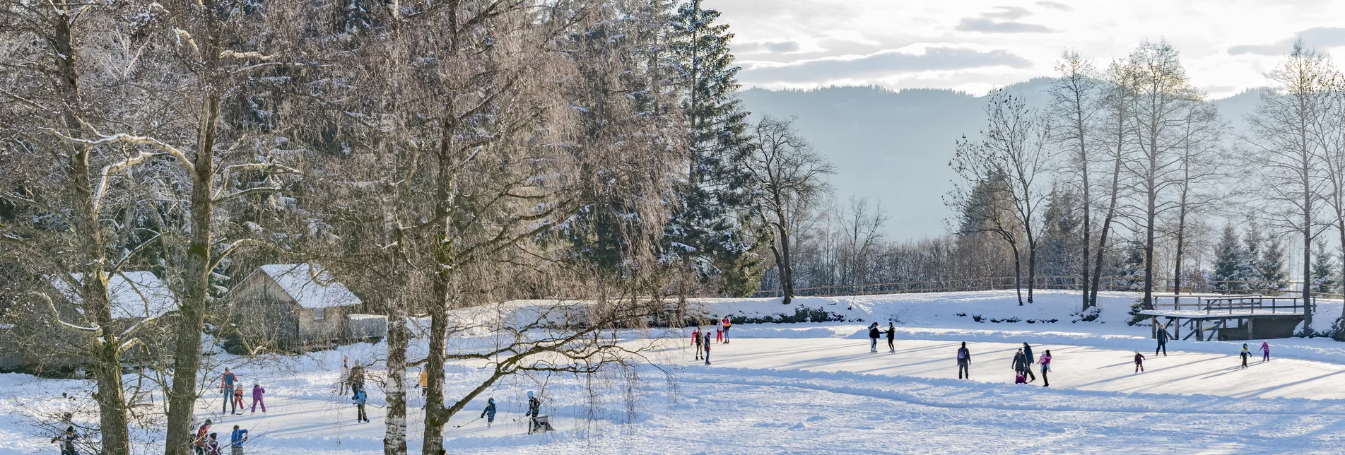 Eislaufen Weiermoarteich | © Anita Fössl  | TV Murtal