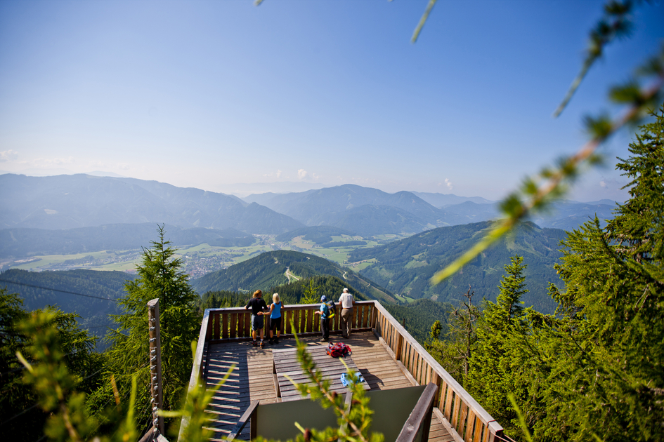 Aussichtsplattform Bürgeralm | © TV Hochsteiermark | Tom Lamm