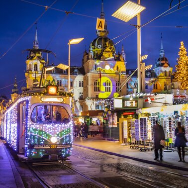 Adventbim am Grazer Hauptplatz | © Graz Tourismus