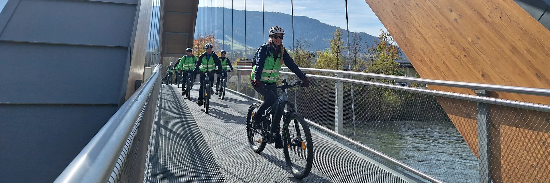 Über die Murbrücke in der Holzwelt Murau | © Gruppenreisen Steiermark | B. Friedinger | © Gruppenreisen Steiermark