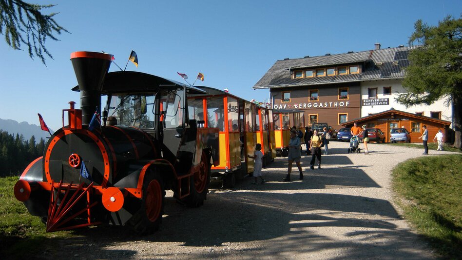 Bummelzugfahrt mit dem Hüttenwirt