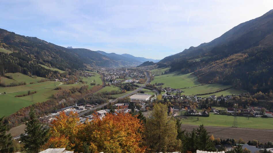 Ausblick von der Burg auf Rottenmann