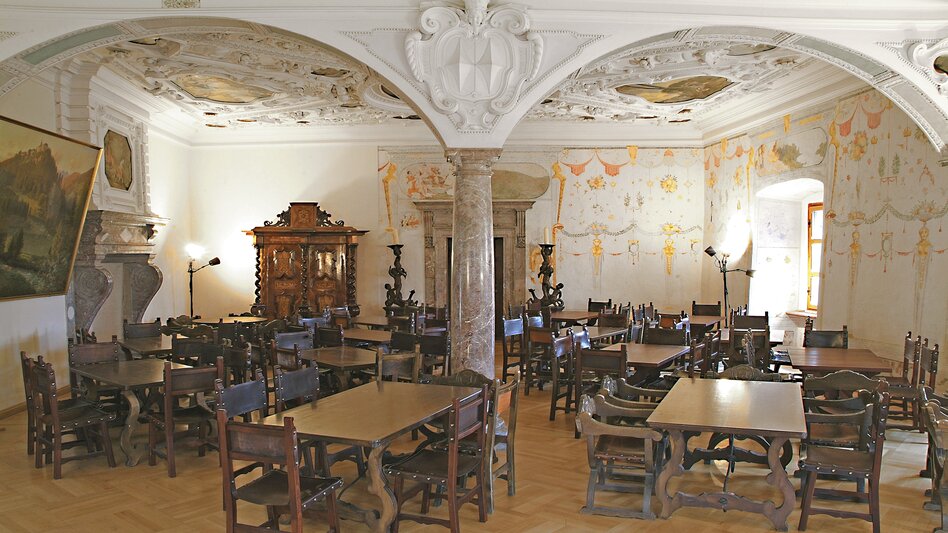 Räumlichkeiten in der Burg Strechau