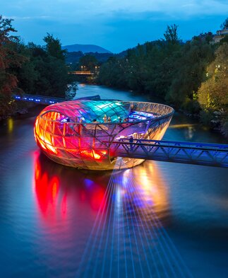 Graz Murinsel | Harry Schiffer | © Graz Tourismus