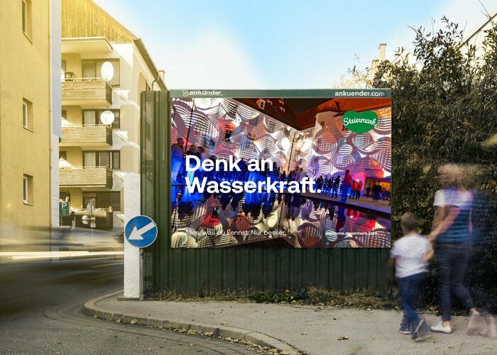 Denk an Wasserkraft | © STG | Harry Schiffer
