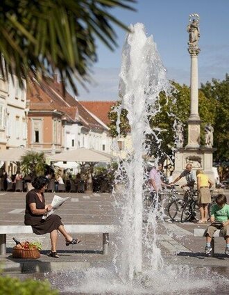 Main square Bad Radkersburg | Berhard Bergmann | © Erlebnisregion Thermen- & Vulkanland