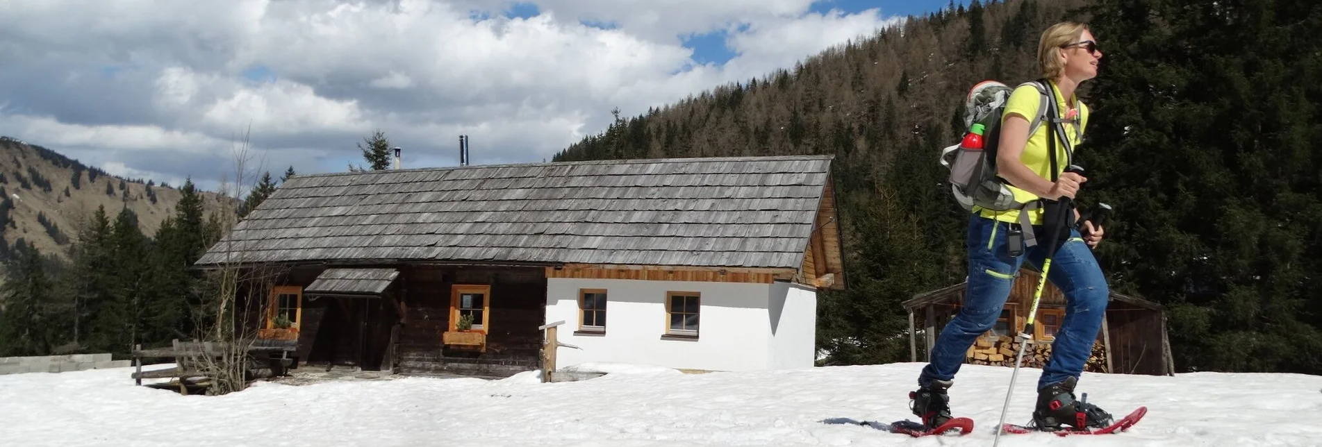 Snowshoe walking Snowshoe hiking tour Hintere Mörsbachalm - Touren-Impression #1 | © Weges