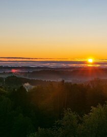 Ausblick auf das Schilcherland im Herbst bei Sonnenuntergang - St. Stefan ob Stainz | © TVB/Südsteiermark/Foto Augenblick | Foto Augenblick | © TVB/Südsteiermark/Foto Augenblick