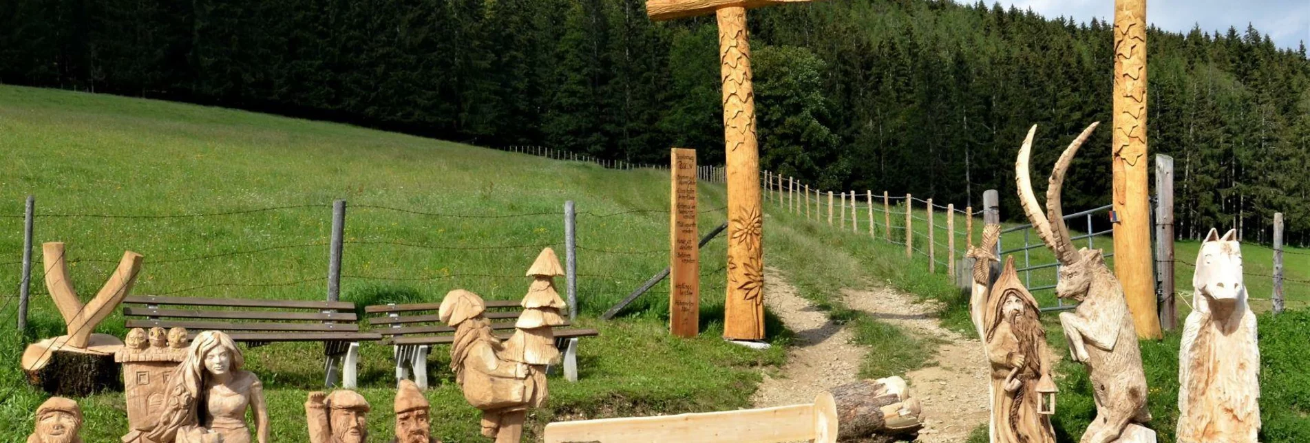 Theme path Holzskulpturenweg, Nechnitz - Touren-Impression #1 | © Gasthof Haider