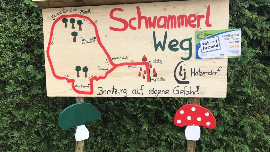 Hiking Route Mushroom trail Hatzendorf (Schwammerlweg) - Touren-Impression #2.1 | © Landjugend Hatzendorf
