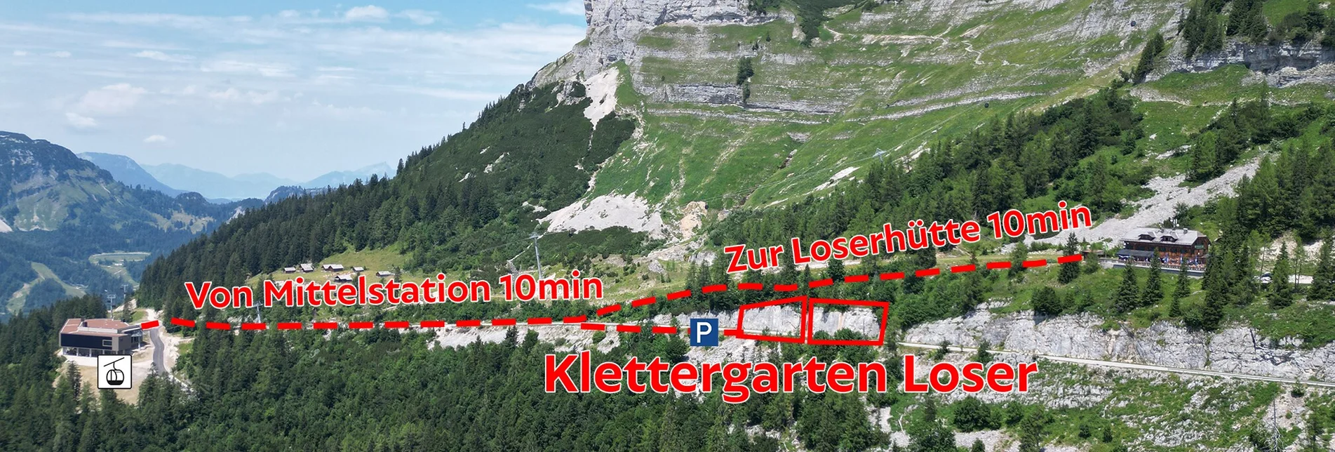 Via Ferrata Sports climbing garden Loser - Touren-Impression #1 | © Loser Bergbahnen