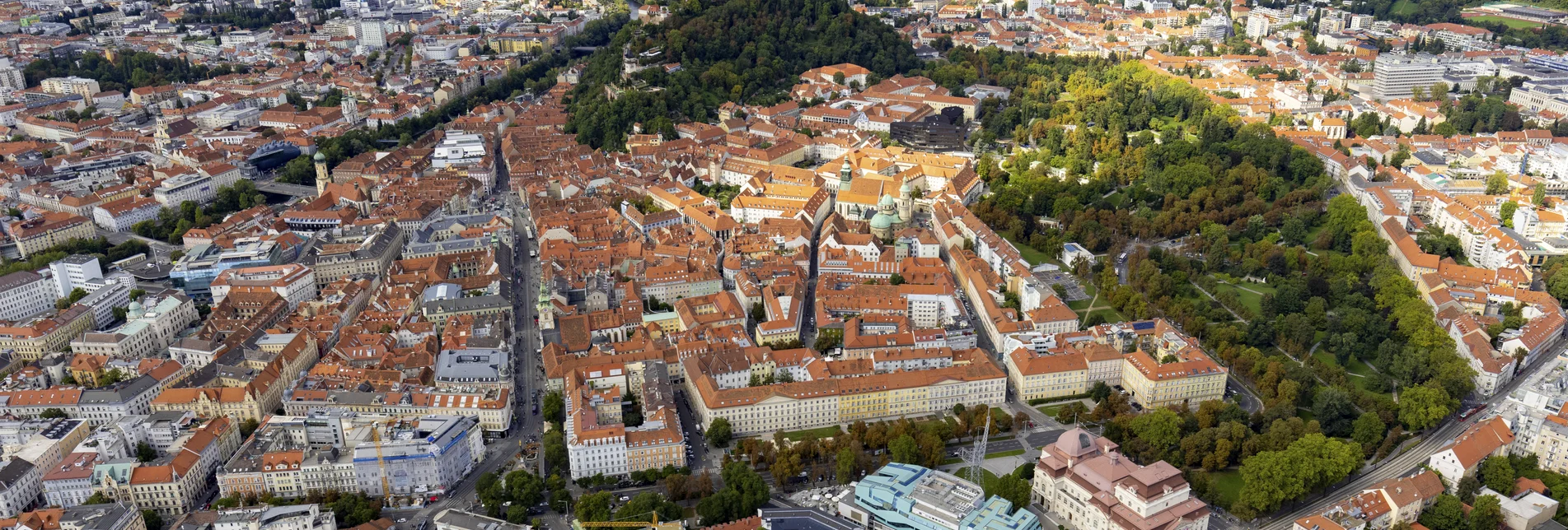 Graz from above | © Steiermark Tourismus | Harry Schiffer