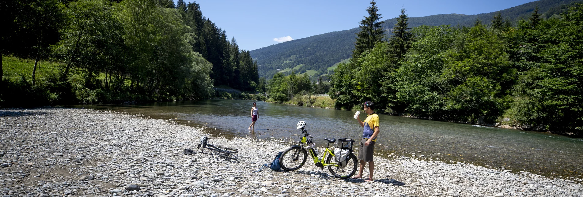 Abkühlung am Murradweg bei St. Ruprecht ob Murau | © STG | Tom Lamm