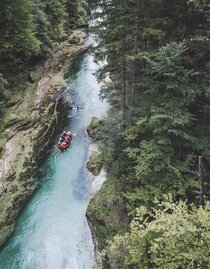 Raftingtour auf der Salza