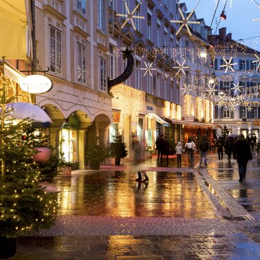 Advent in der Stempfergasse in Graz