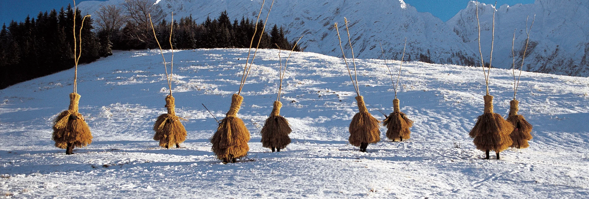 Nikolospiel mit Schab (Strohfiguren) in Bad Mitterndorf/Tauplitz, 5. Dezember | © STG | www.christianjungwirth.com