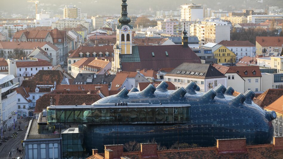 Graz mit Kunsthaus