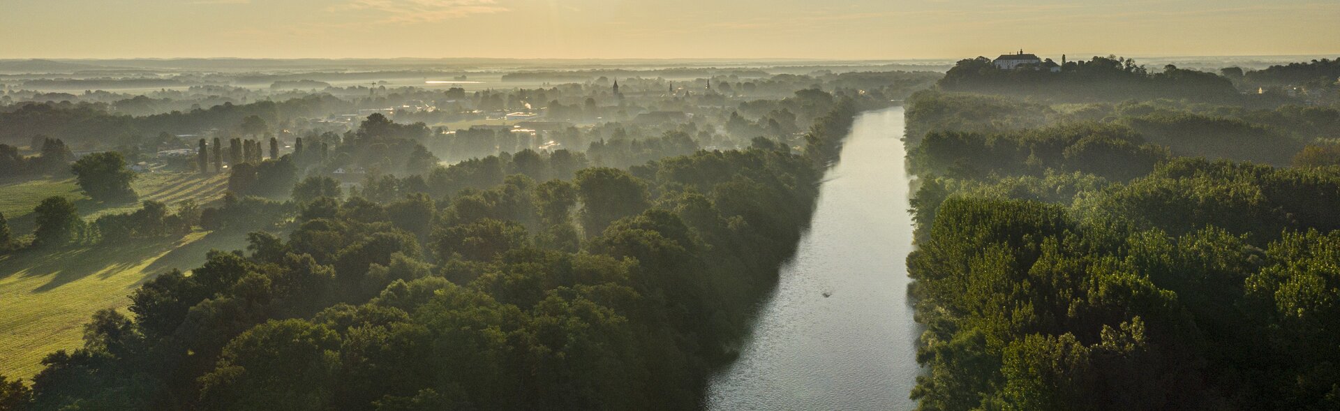 The Mur, the longest river of Styria