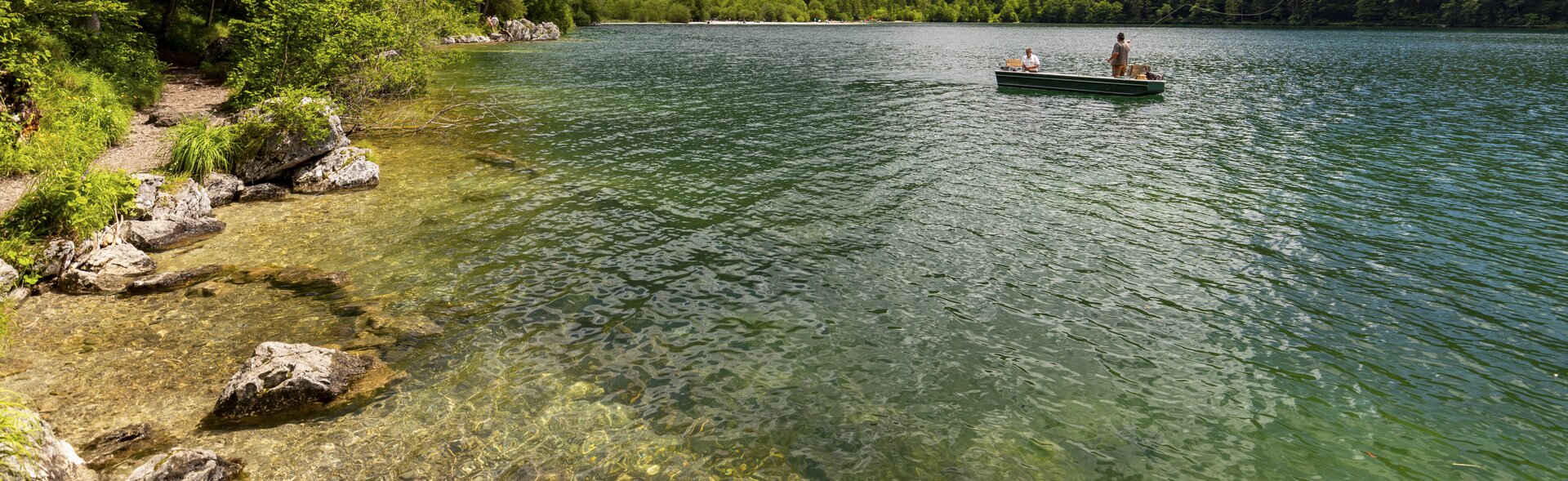 Leopoldsteinersee lake at Eisenerz