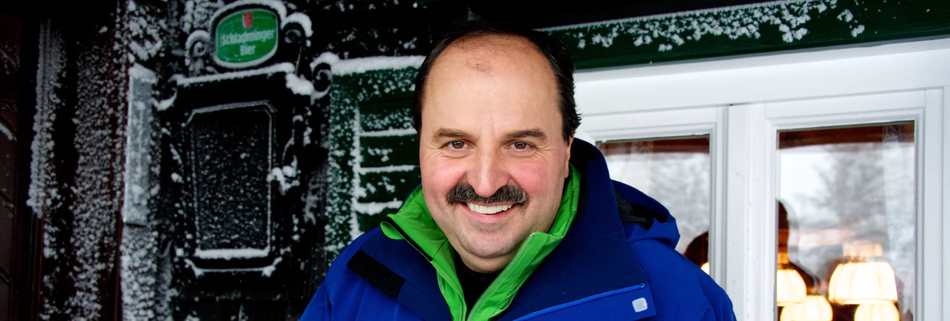 Johann Lafer bei der Krummholzhütte am Hauser Kaibling | © SMO-photography | Simone Hofstädter