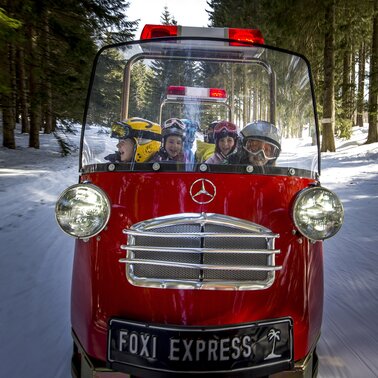 Foxi Express for snow pleasure at Präbichl, Erzberg Leoben