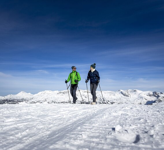 Winter hiking with a view on the Tauplitz | © Steiermark Tourismus | Tom Lamm