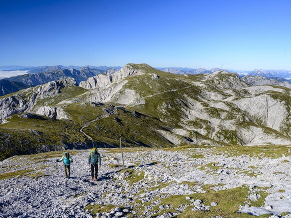 Am Weg von der Sonnschienalm zum Schiestlhaus