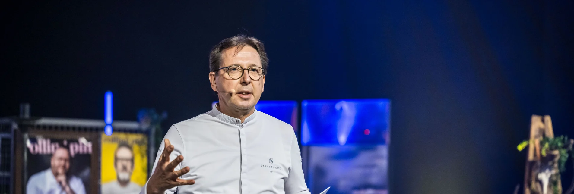 Sternekoch Heinz Reitbauer bei der Rolling Pin Convention
