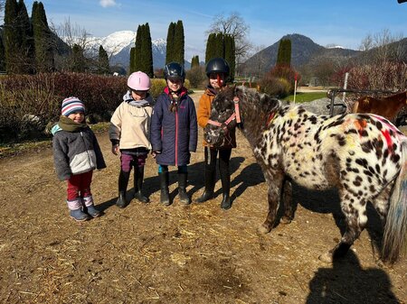Kindergeburtstag mit den Ponys Pferdefreunde Zloam | © Narzissendorf Zloam, www.zloam.at