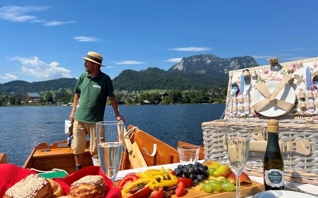 Plättenfrühstück, Altaussee, Sandling | © Altaussee Schifffahrt