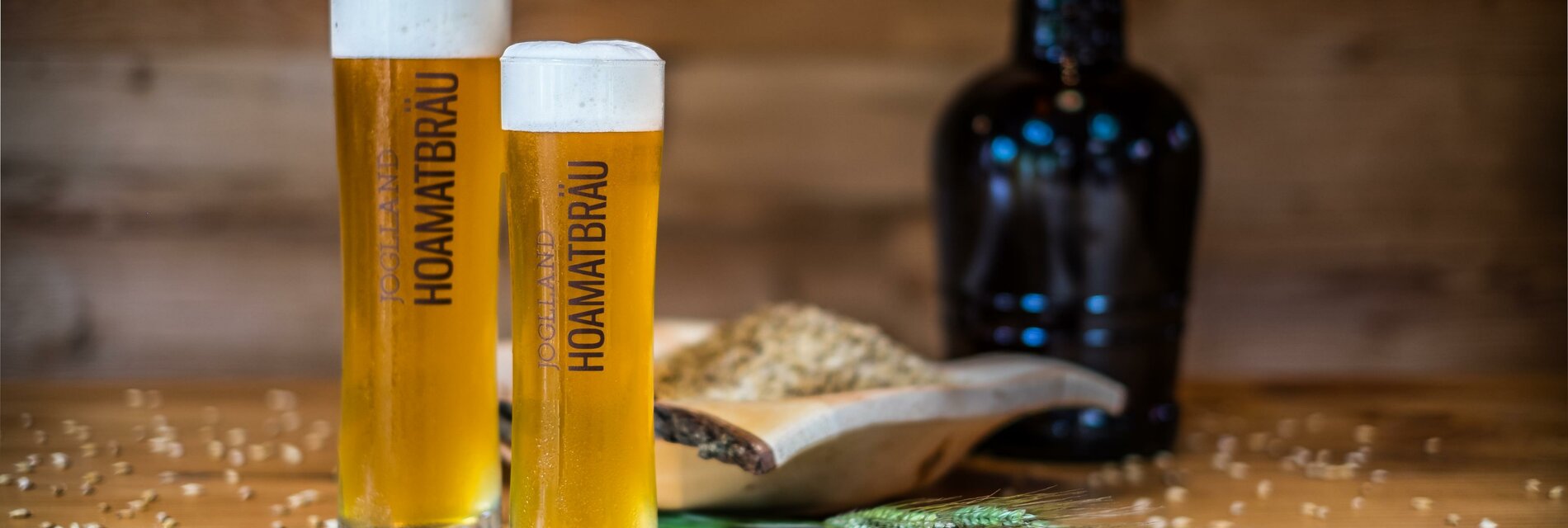 Joglland Hoamatbräu_Beerglasses_Eastern Styria | © Joglland Hoamatbräu