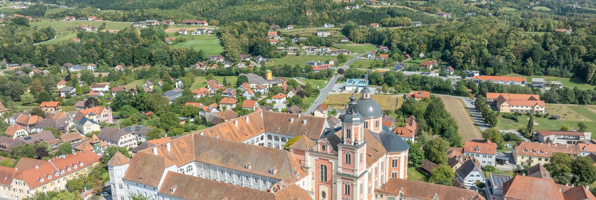 Aerial photo Pöllau_Eastern Styria | © Naturpark Pöllauer Tal