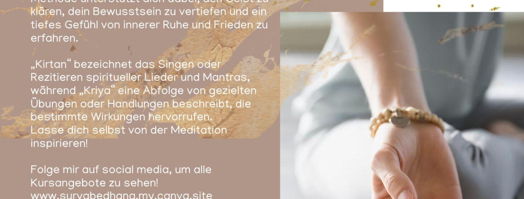 Kirtan Kriya on Sunday | © Kathrin Leitner